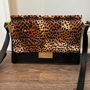 Vince Camuto leopard crossbody bag